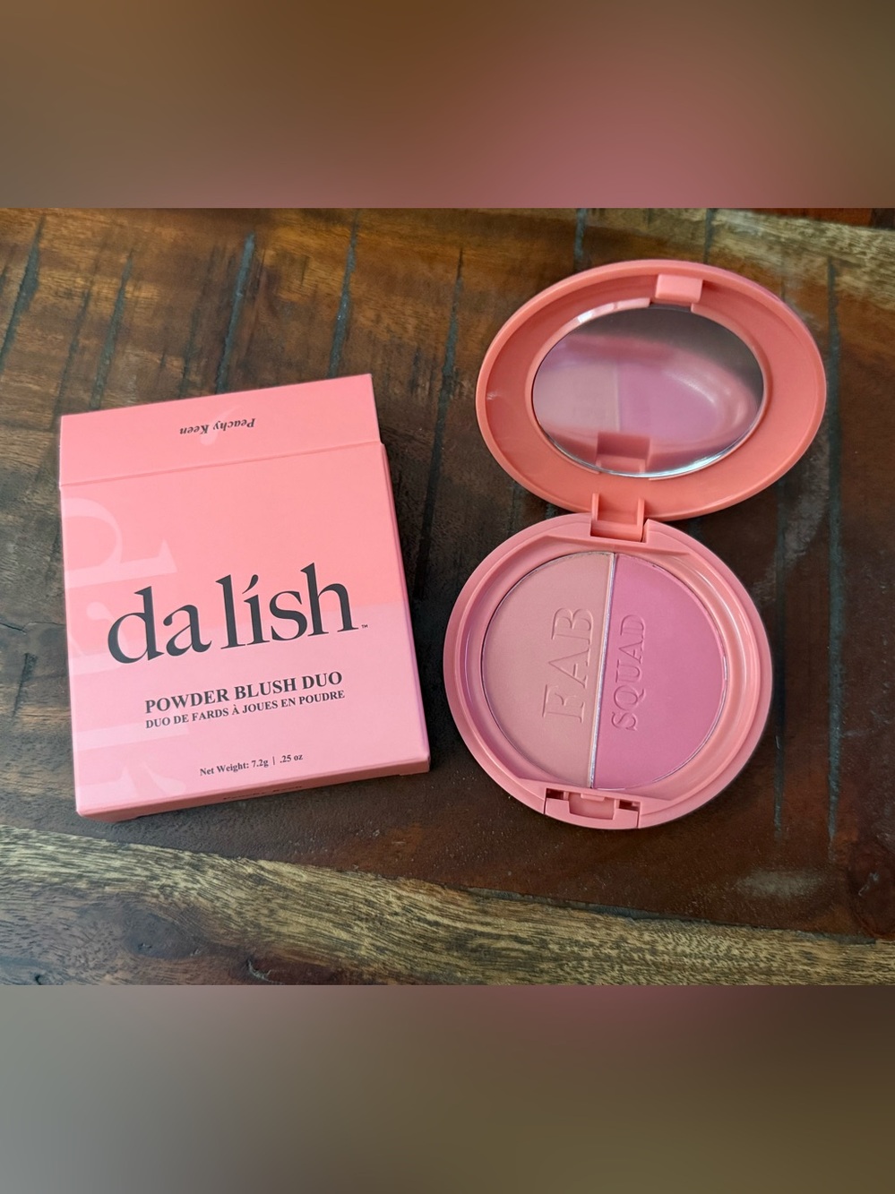 da lish Peachy Keen Powder Blush Duo BNIB